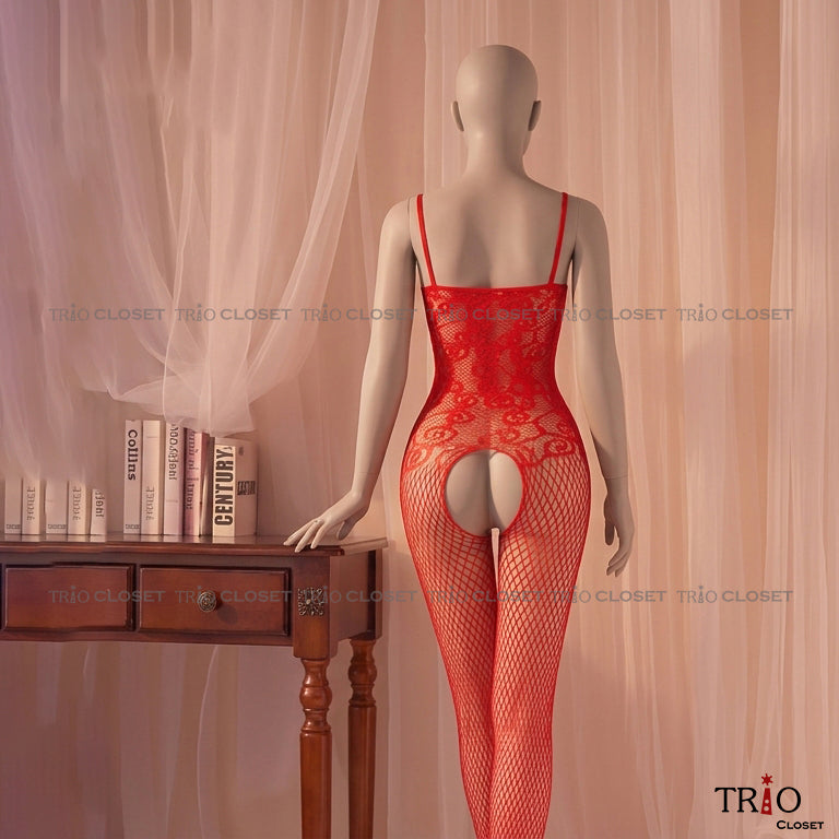 Soft Body Stocking 068 Red
