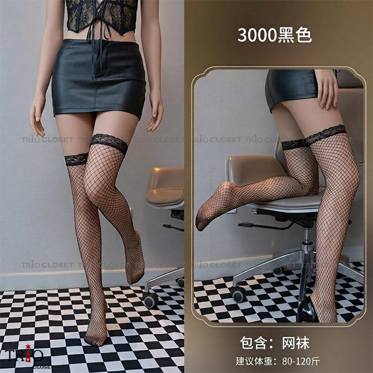 Soft Leg Stocking 3000 Black