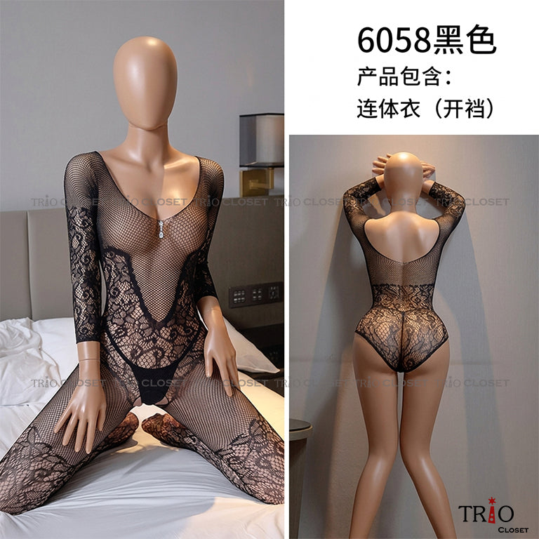 Soft Body Stocking 6058 Black