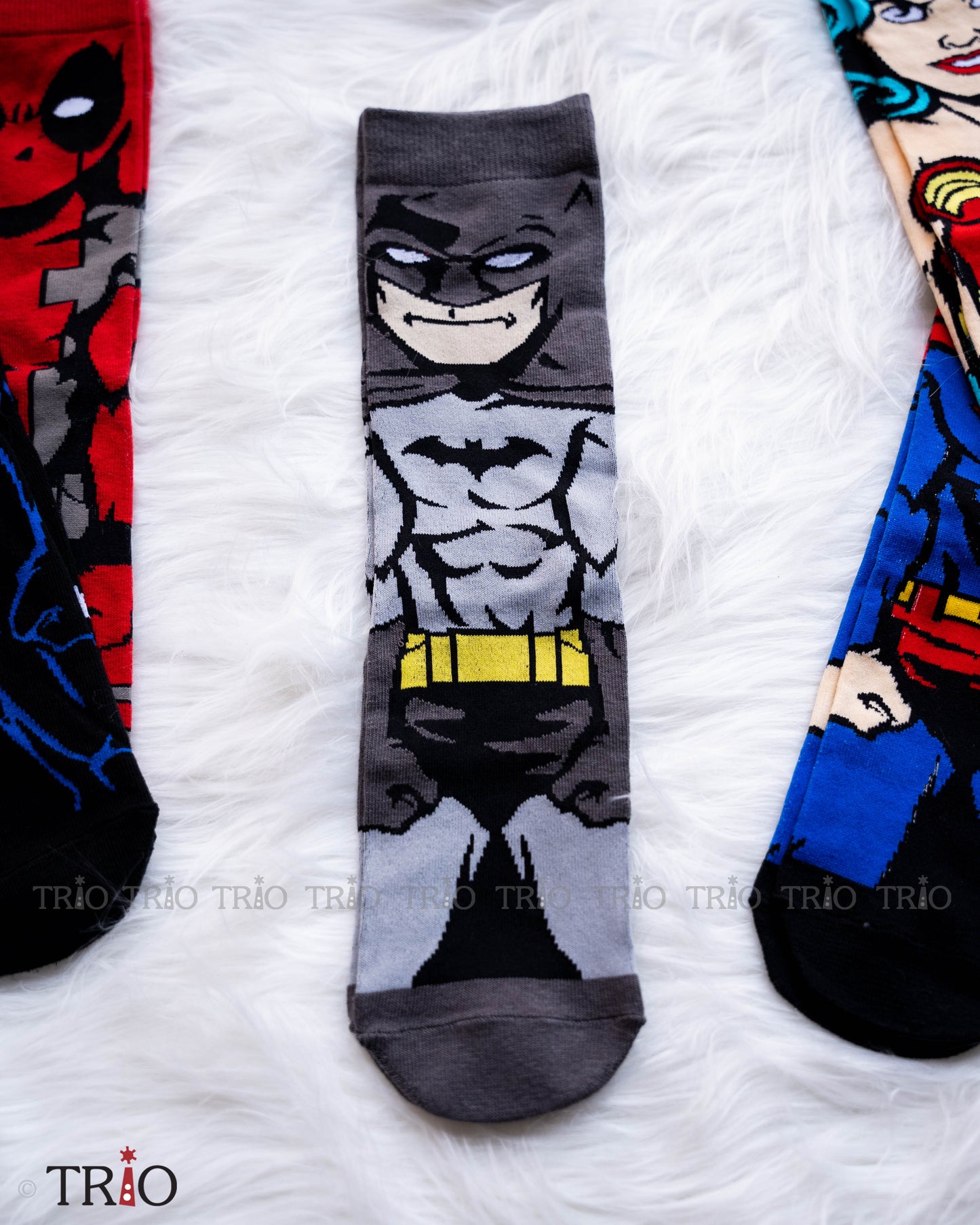 Batman Theme Adult Socks
