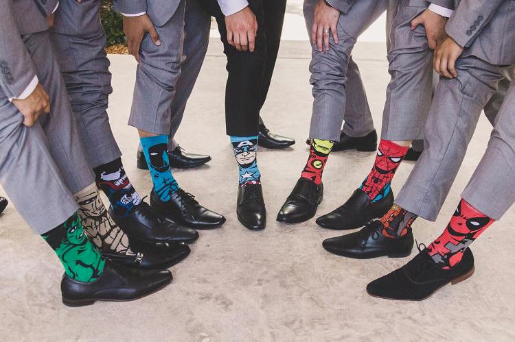 Adult Superhero Socks