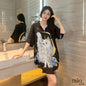 Half Sleeve Ice Silk Long Shirt 12