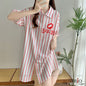 Half Sleeve Ice Silk Long Shirt 14