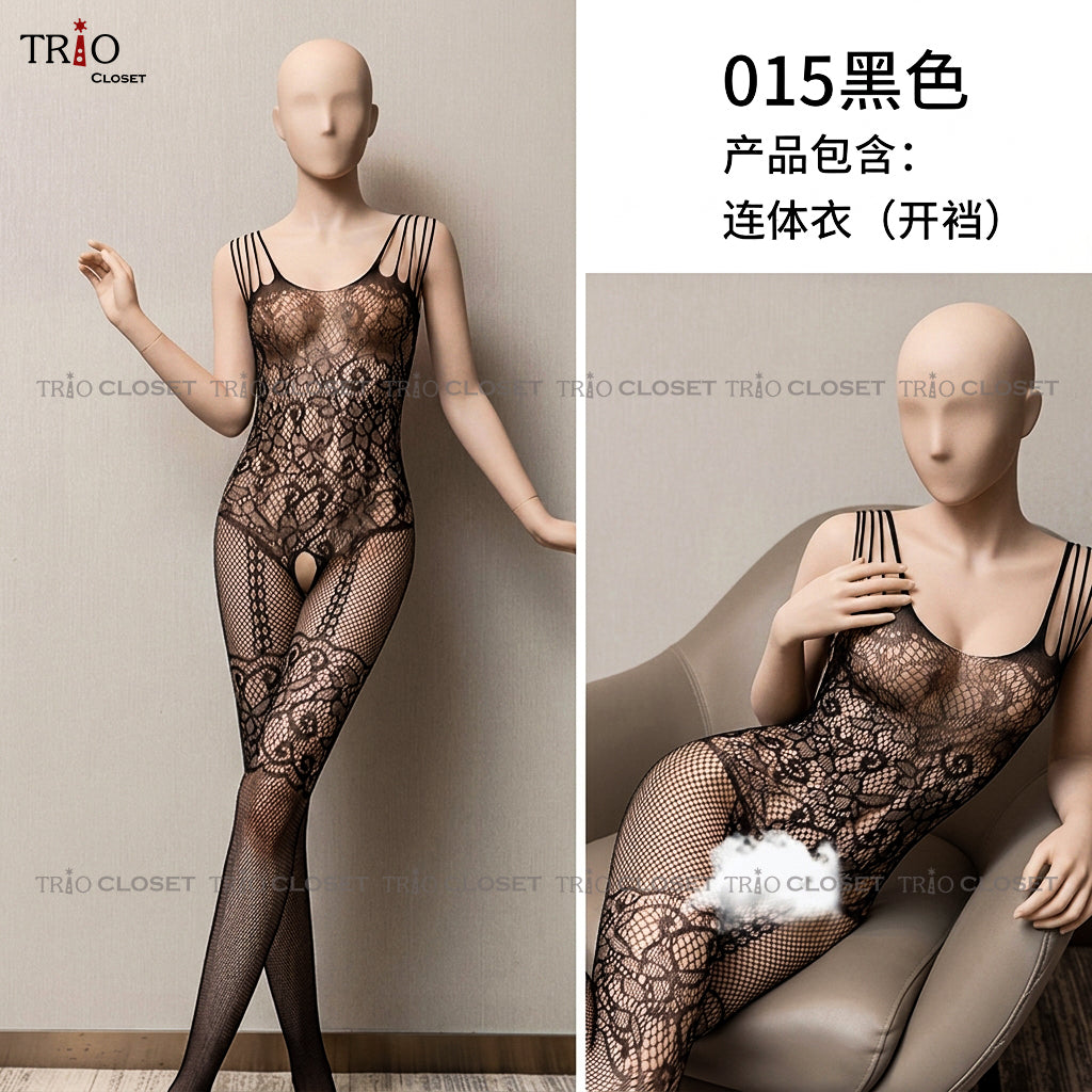 Soft Body Stocking 015 Black