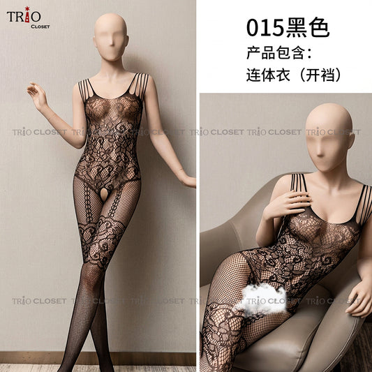 Soft Body Stocking 015 Black