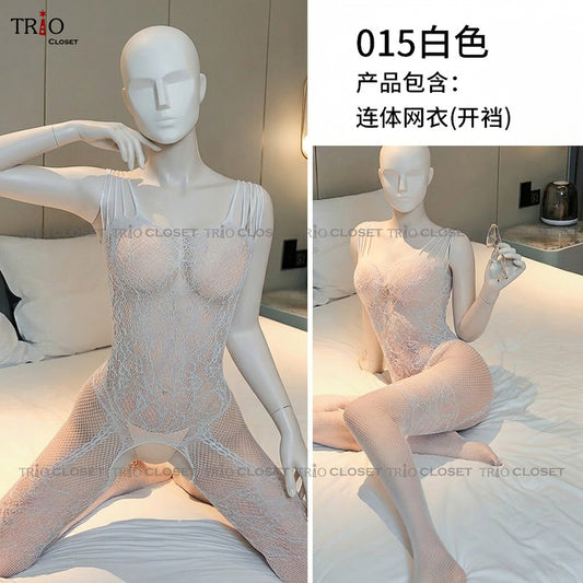 Soft Body Stocking 015 White