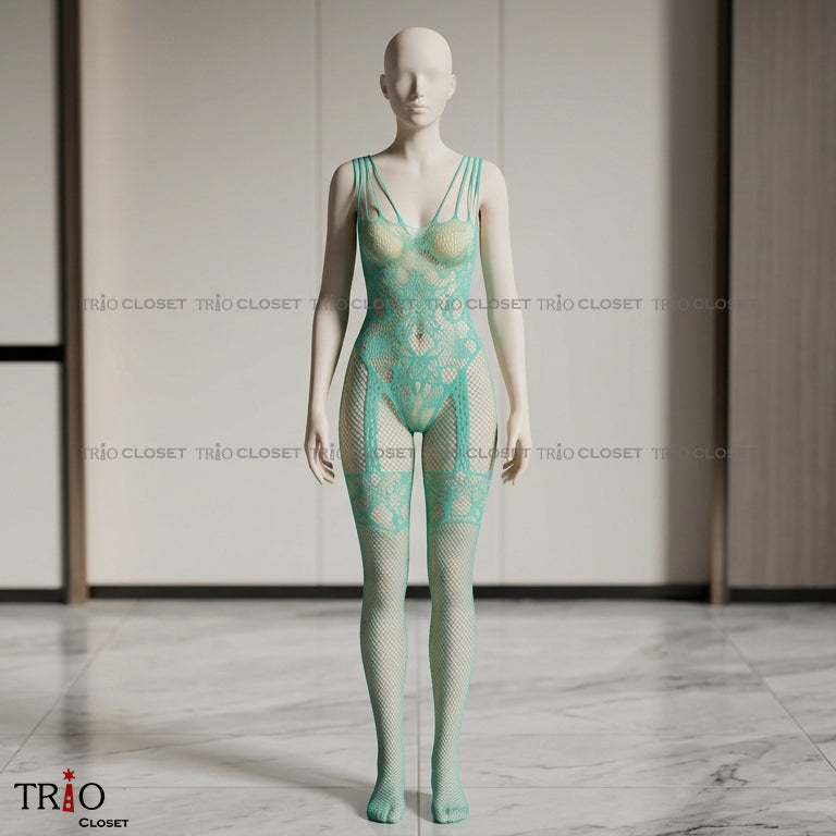 Soft Body Stocking 015 Blue