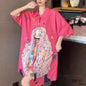 Half Sleeve Ice Silk Long Shirt 15