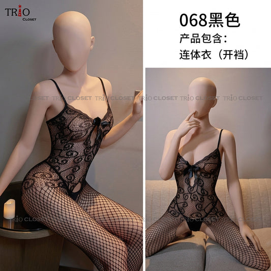 Soft Body Stocking 068 Black