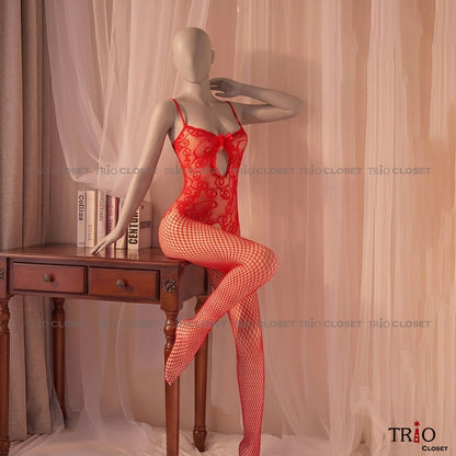 Soft Body Stocking 068 Red