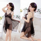 Soft Net Night Dress Black