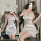 Silk Night Dress White