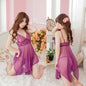 Soft Net Night Dress Purple