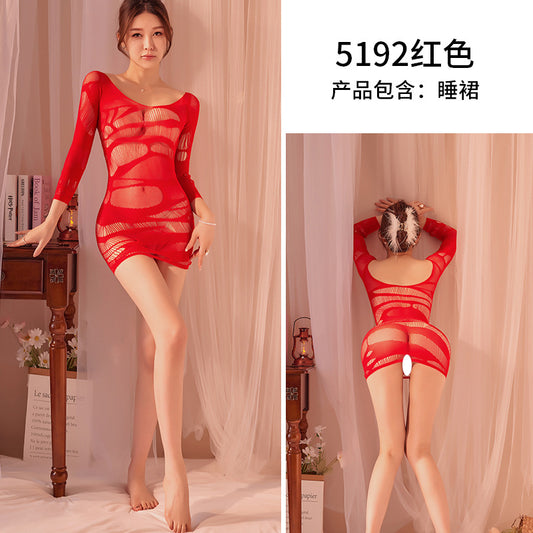 Soft Body Stocking 5192 Red