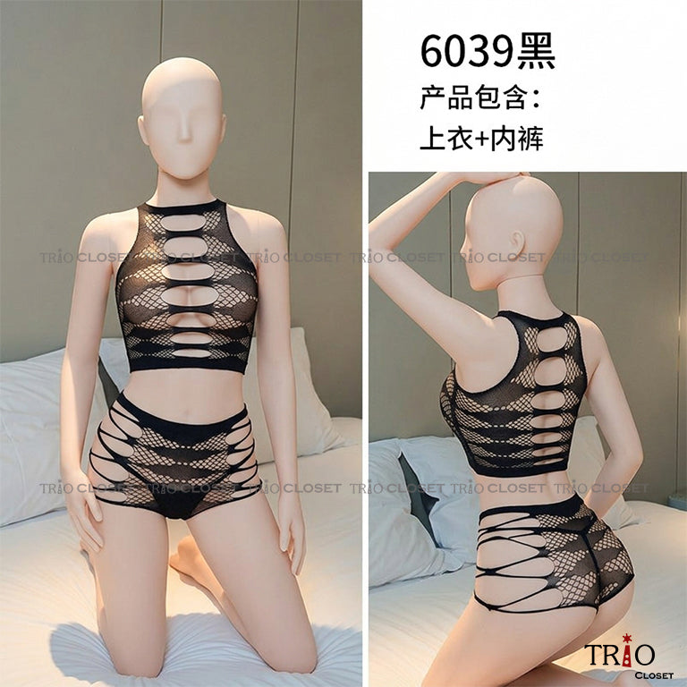 Soft Body Stocking 6039 Black