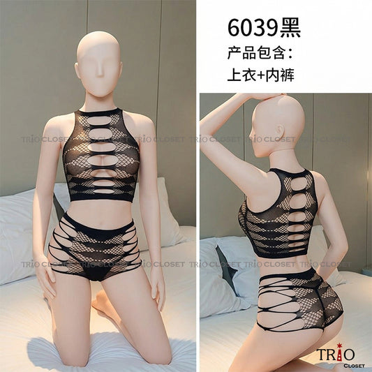 Soft Body Stocking 6039 Black