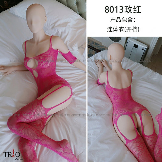 Soft Body Stocking 8013 Rose Red