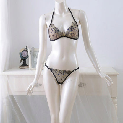 Premium Embroidered French Bikini Set