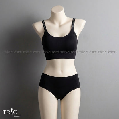 Seamless Soft Padded Bra Set