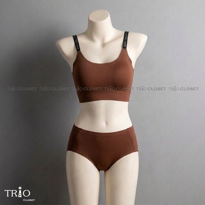 Seamless Soft Padded Bra Set