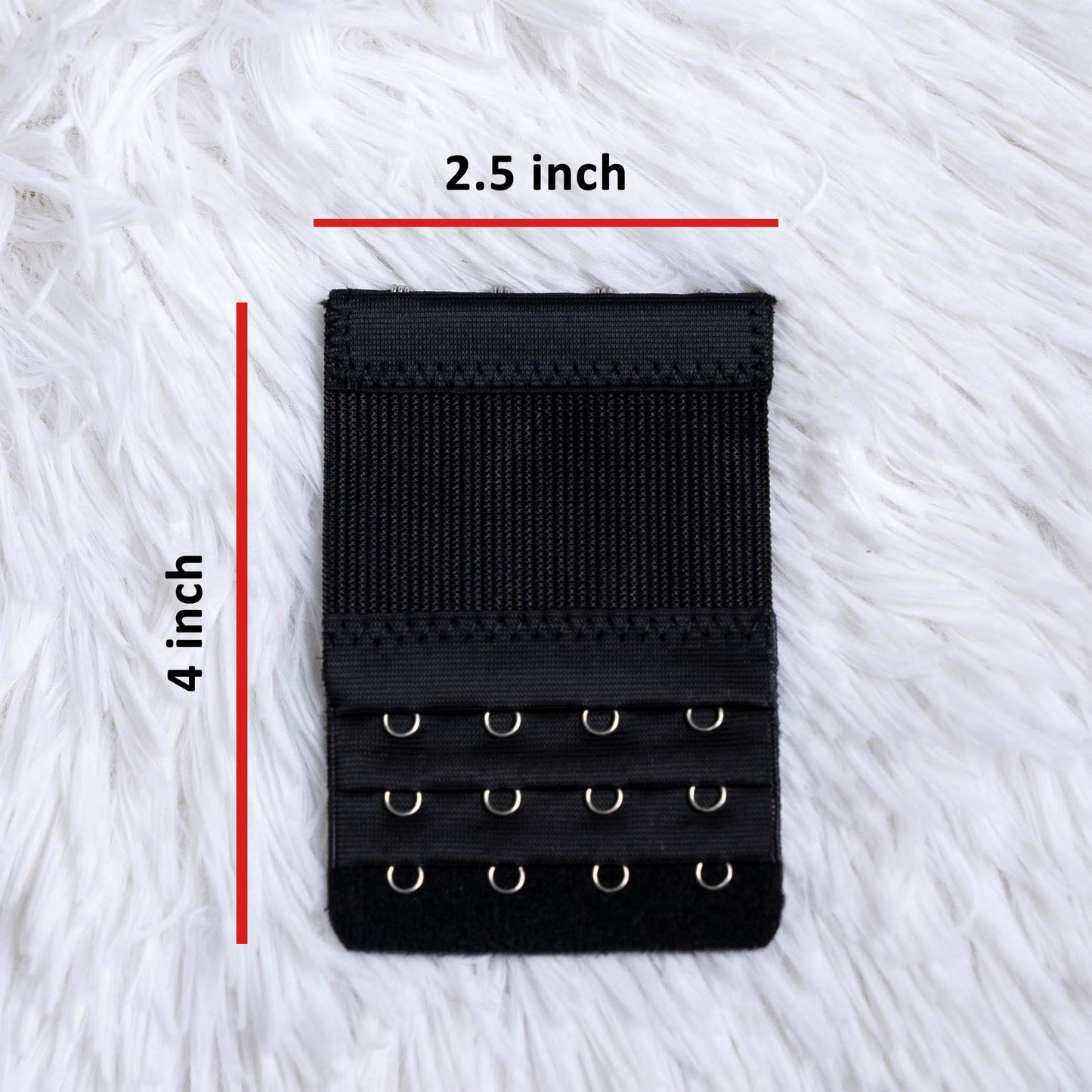 4 Hooks Bra Strap Extender Set - B (2.5 inch wide)