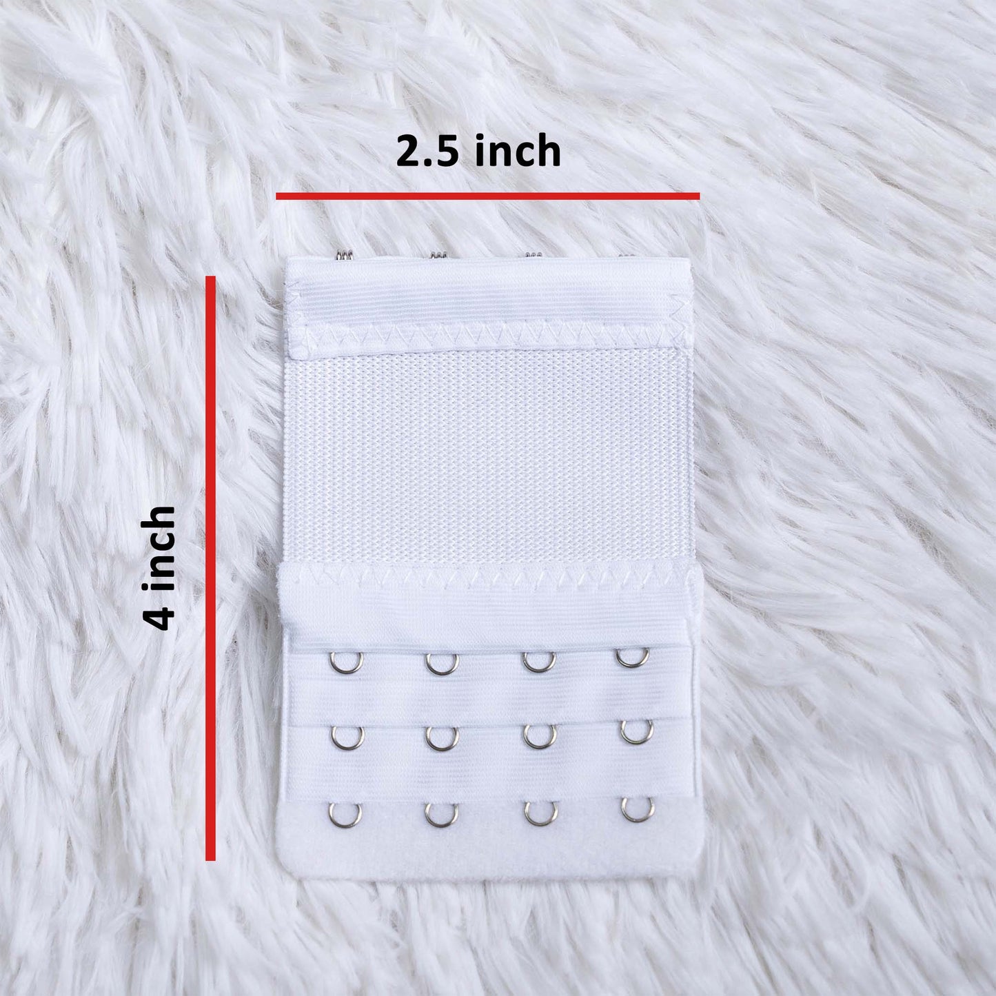 4 Hooks Bra Strap Extender Set - B (2.5 inch wide)