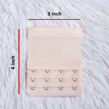 4 Hooks Bra Strap Extender Set - A (3 inch wide)