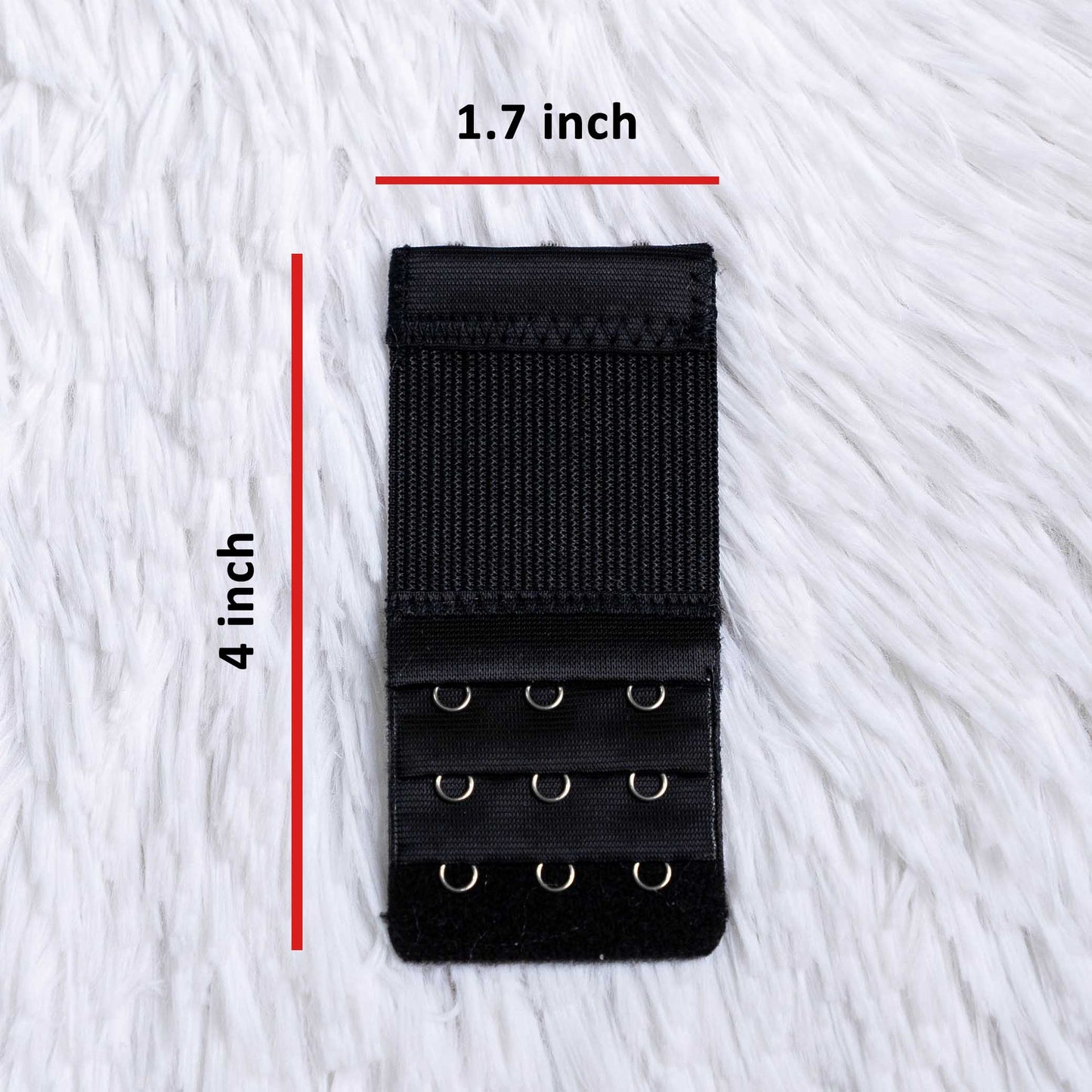 3 Hooks Bra Strap Extender Set - A (1.7 inch wide)