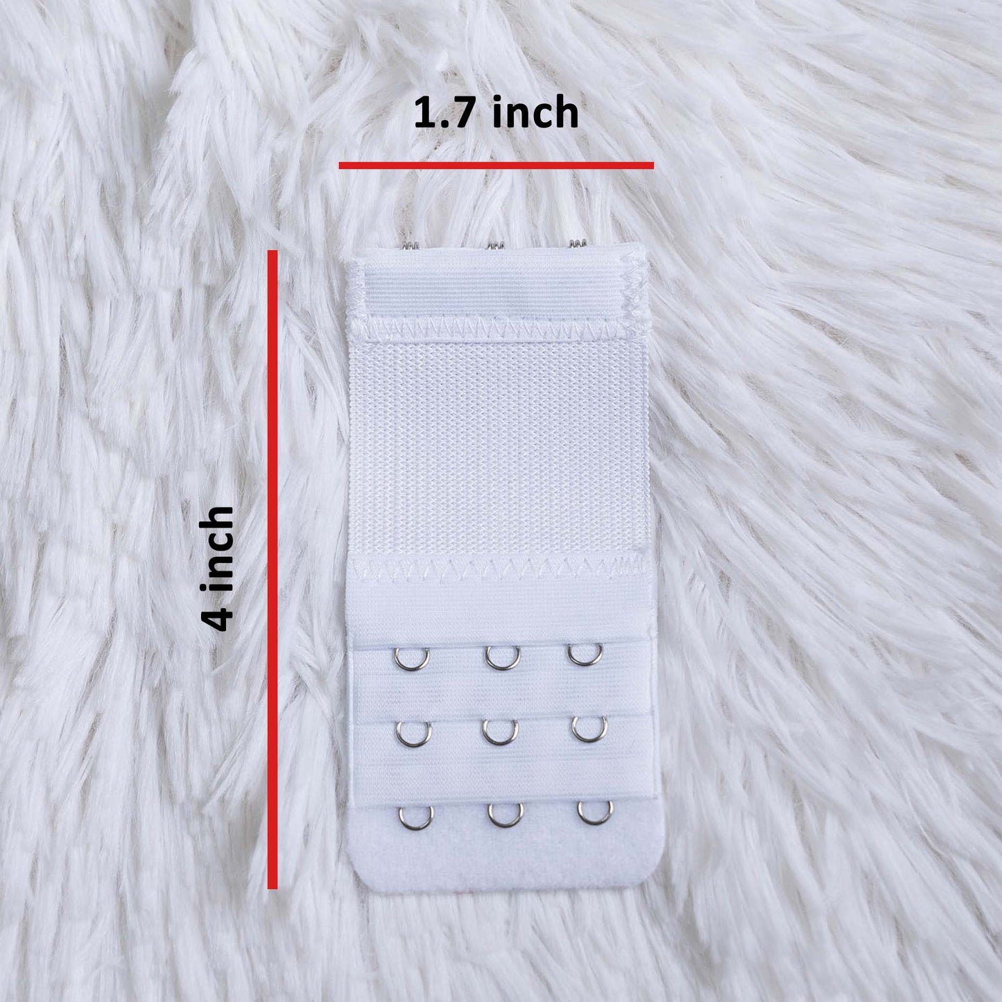 3 Hooks Bra Strap Extender Set - A (1.7 inch wide)