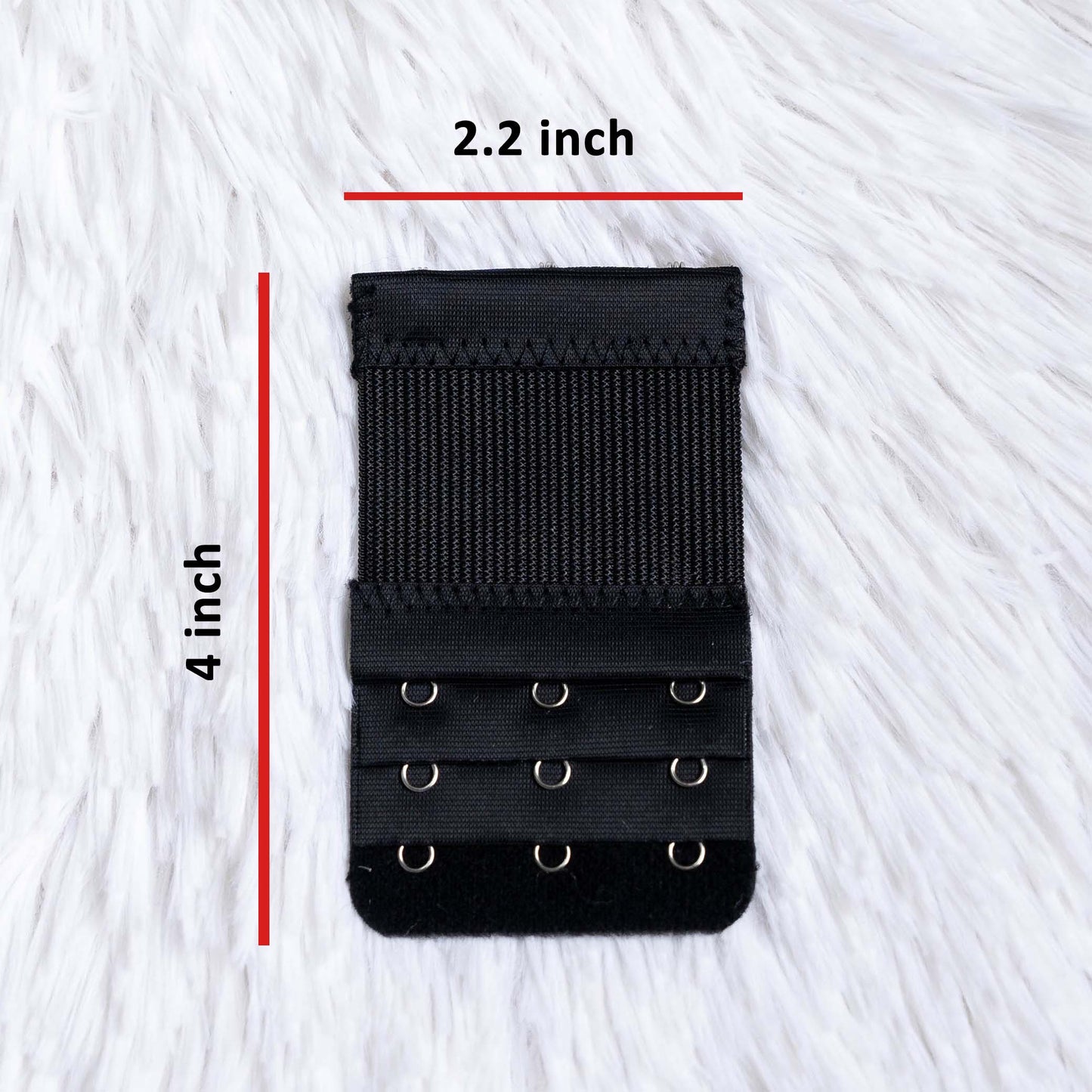 3 Hooks Bra Strap Extender Set - B (2.2 inch wide)