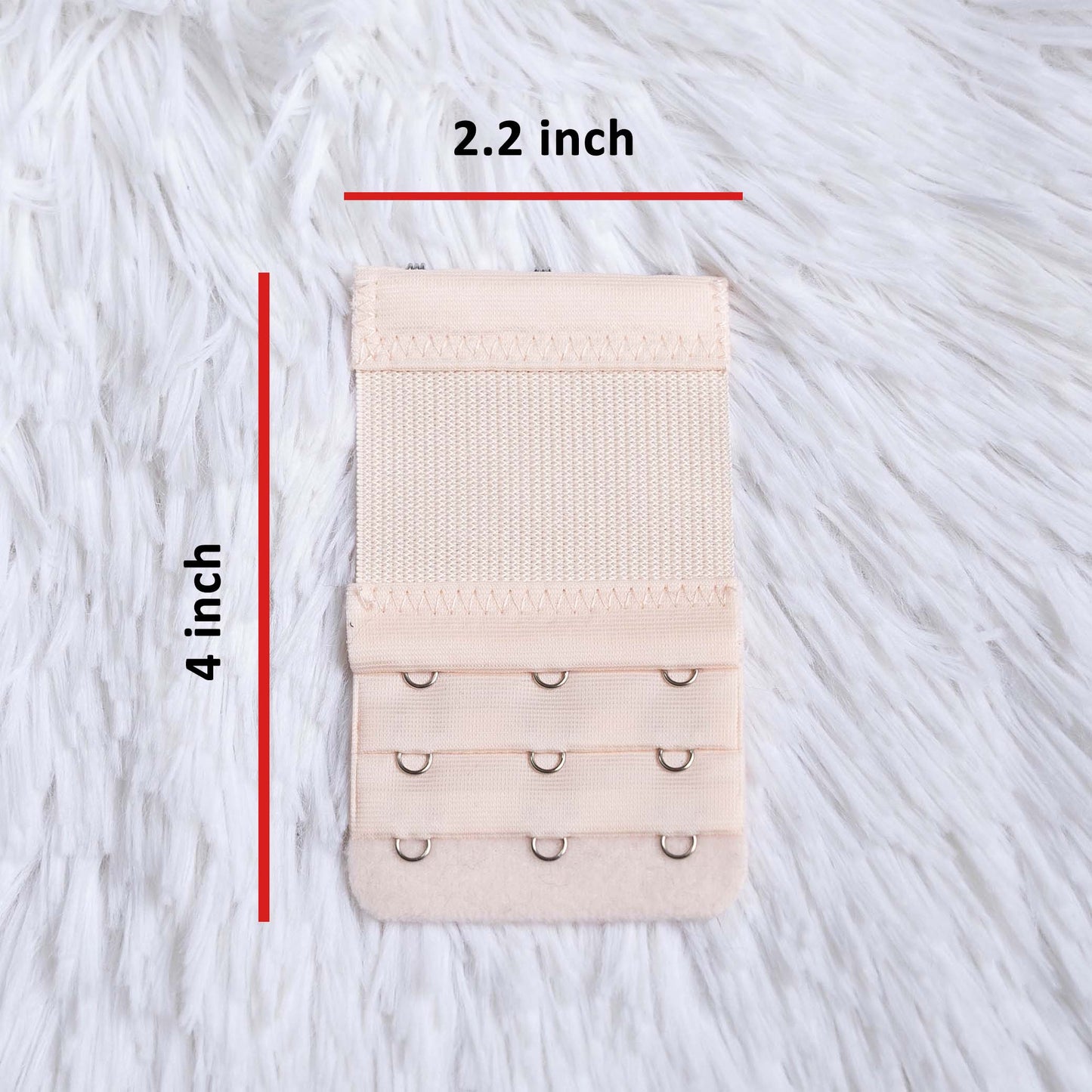 3 Hooks Bra Strap Extender Set - B (2.2 inch wide)