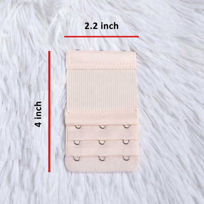 3 Hooks Bra Strap Extender Set - B (2.2 inch wide)