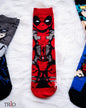 Deadpool Theme Adult Socks