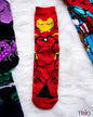 Iron Man Theme Adult Socks