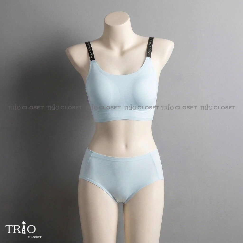 Seamless Soft Padded Bra Set