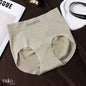 High-Waist Cotton Nylon Mesh Underwear