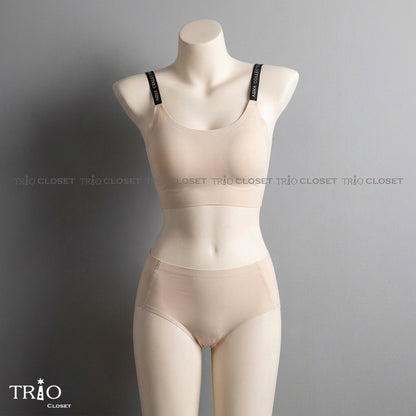 Seamless Soft Padded Bra Set