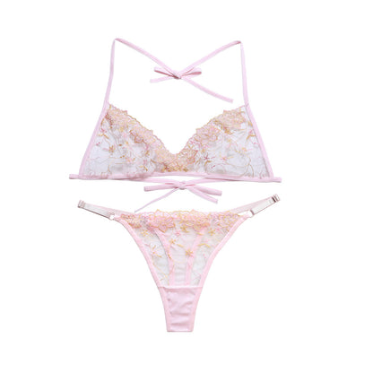 Premium Embroidered French Bikini Set