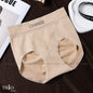 High-Waist Cotton Nylon Mesh Underwear