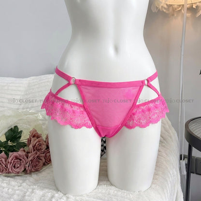 G-String Mesh Strap Lace Underwear