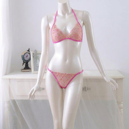 Premium Embroidered French Bikini Set