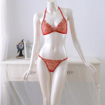 Premium Embroidered French Bikini Set