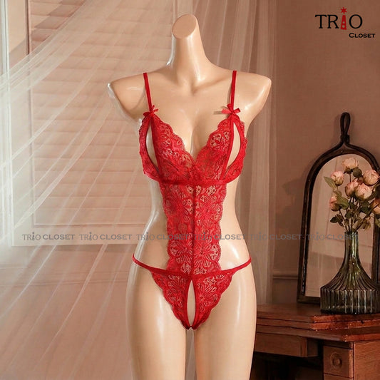 Soft Micro Stocking Wine Red