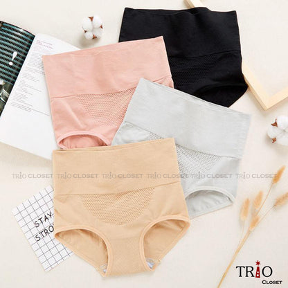 Honeycomb High-Waist Underwear