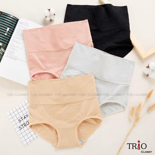 Honeycomb High-Waist Underwear