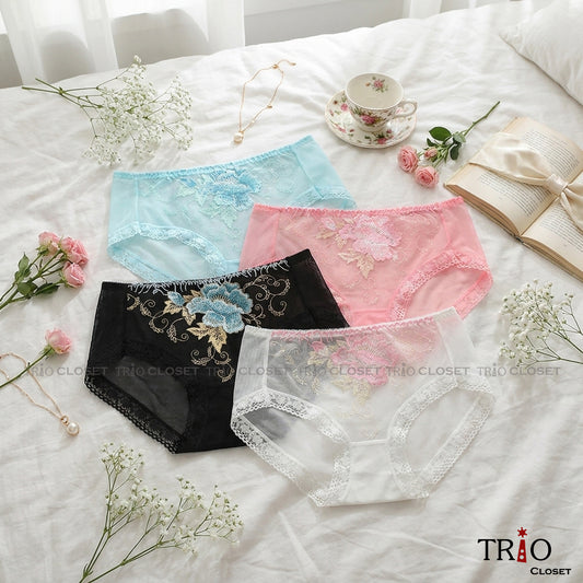 Premium Embroidered Super Soft Lace Underwear